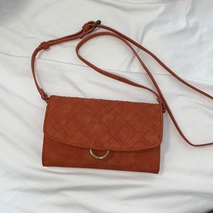 Universal thread burnt orange crossbody purse